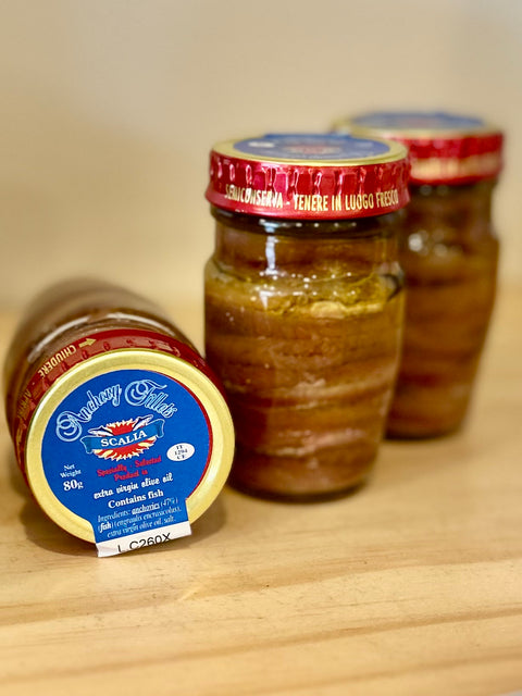 Scalia Anchovy fillets in evoo 80g