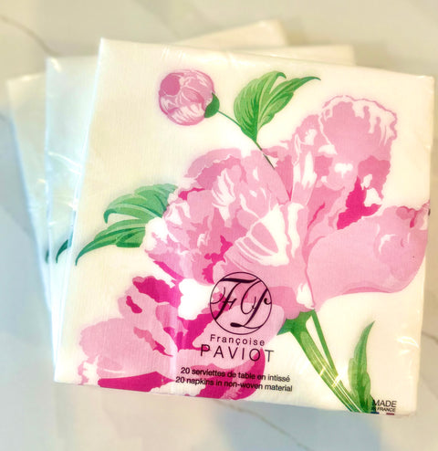 Francoise Paviot Serviettes Pivoine 20 Pk