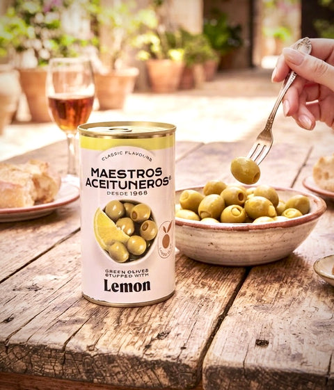 Maestros Spanish olives Stuffed with Lemon 350g