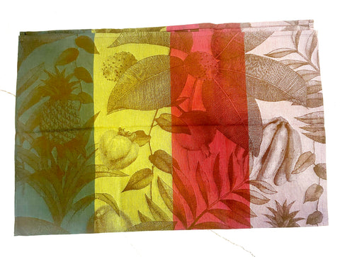 Le Jacquard Francais Fruits Exotiques Cocktail Pink Tea Towel 80x60cm 100% cotton