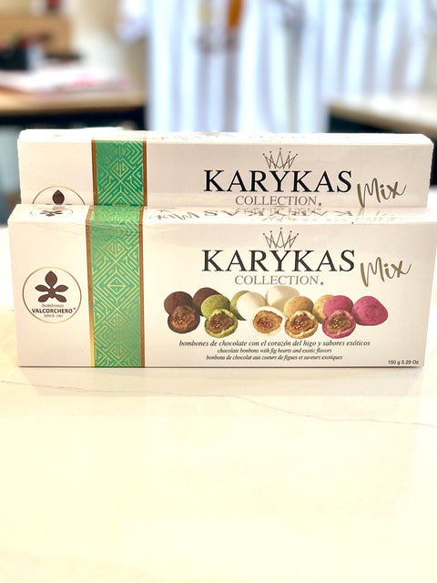 Karykas Collection Mix Assorted Chocolate with Fig Hearts 150gm