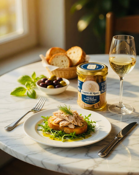 SDM White Tuna Fillet in Olive Oil 200g