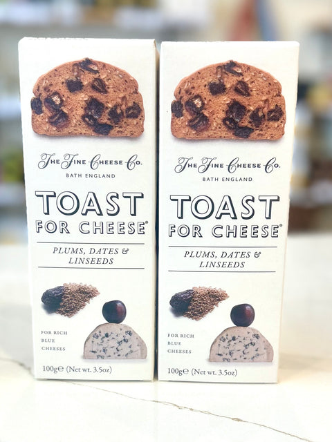 Toast for Cheese Plum, Dates & Linseed by The Fine Cheese Co 100gm