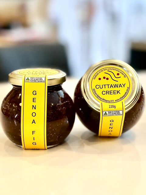 Genoa Golden Fig Jam by Cuttaway Creek 220g