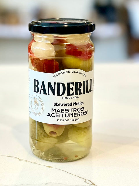 Maestros Banderilla Skewered Pickles 345g