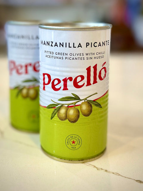 Perello Manzanilla Olives with Chilli 350g