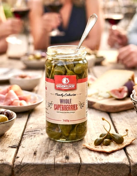 Sandhurst Whole Caperberries in Wine Vinegar 240g