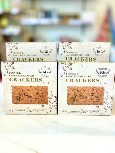 Knutsford Gourmet Fennel & Lake salt Graham Cracker 100gm