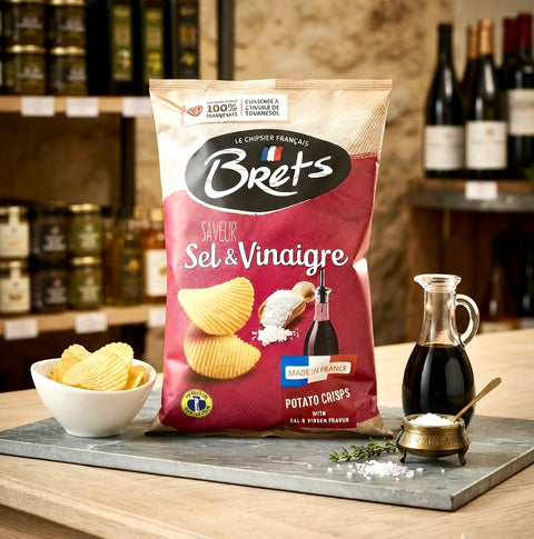 Bret's Potato Crisps with Salt and Vinegar 125g