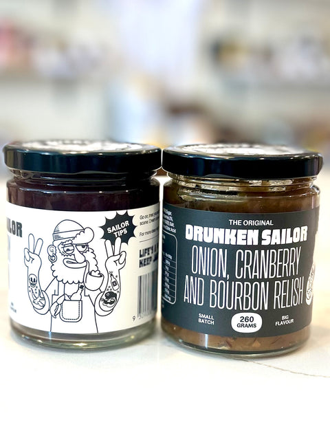 Drunken Sailor Onion, Cranberry and Bourbon Relish