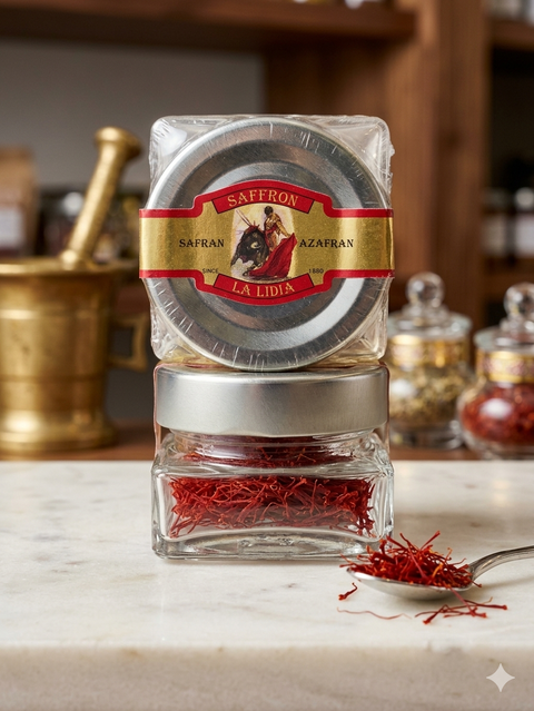 La Lidia Pure Saffron Threads 1g Jar