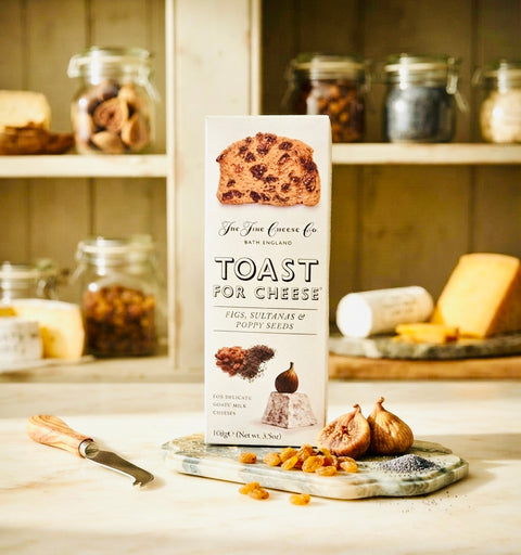 Toast for Cheese Figs, Sultanas and Poppy Seeds by The Fine Cheese Co 100gm