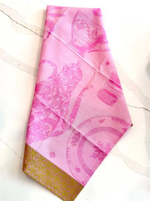 Le Jacquard Francais Macarons Rose Tea Towel 80x60cm 100% cotton