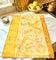 Yellow botanical kitchen towel - Cheese Celebration