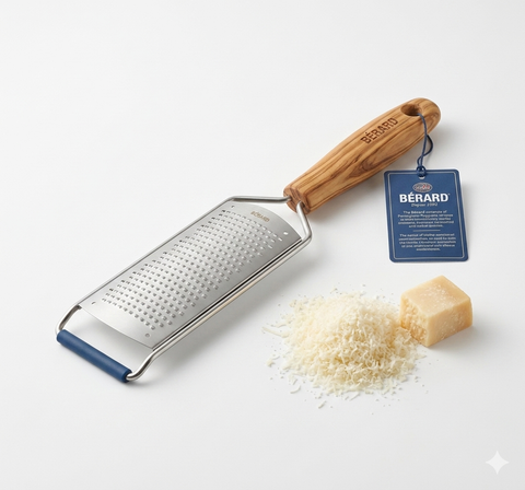 Berard Grater with Olive Wood Handle - Cheese Celebration