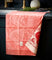 Le Jacquard Francais Peace & Love Red Tea Towel | 80 × 60 cm