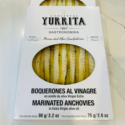 Yurrita White Anchovies in Extra Virgin Olive Oil 100g