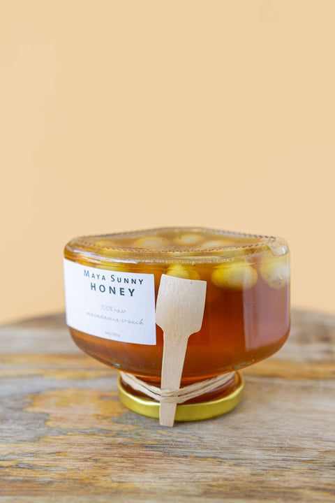 Maya Sunny Honey - 100% Raw Macadamia Crunch