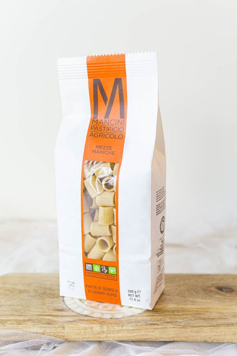 Mancini Mezze Maniche Pasta 500g - Cheese Celebration