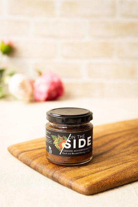 On The Side Peach and Muscatel Chutney - 120g - Cheese Celebration